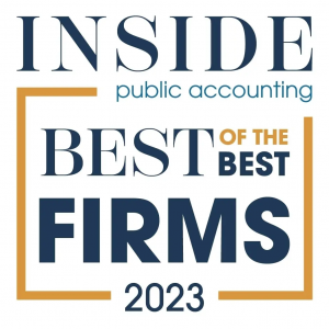 Image of Inside Public Accounting Best of the Best medals for tax services Albuquerque